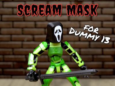 Scream Mask for Dummy13