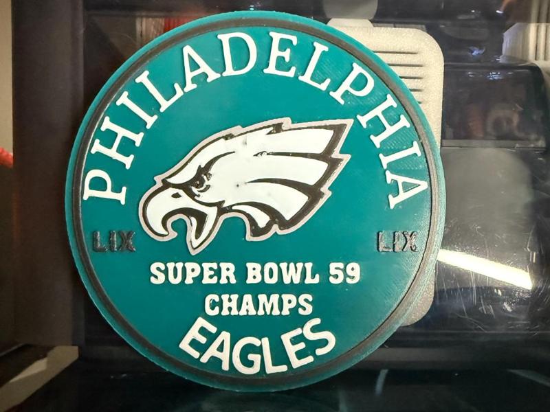 EAGLES SUPER BOWL 59 CHAMPIONS COASTER