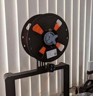 Spool holder with printable bearings for the Ender-3 V3 KE