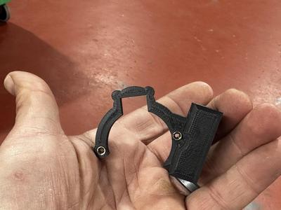 "Fat Bear" Wire Strain Relief (Umbilical) for the Orbiter 2.0 with Orbiter Filament Sensor Attached.