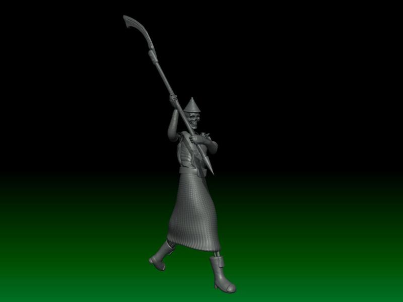 Ancient Skeleton With Great Weapon