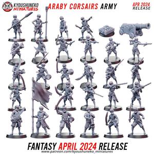 April Fantasy 2024 Release  - Araby Corsair Army