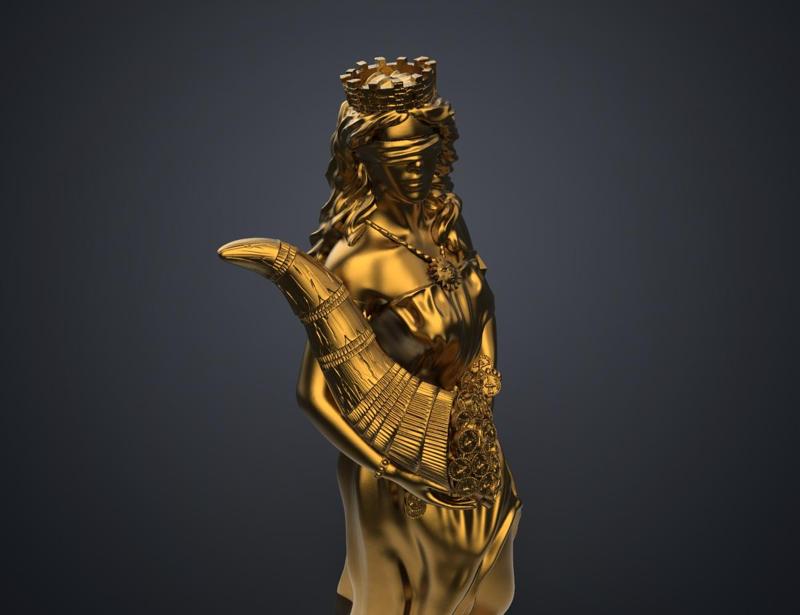 Statue of the Goddess of Fortune