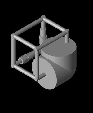 1:6 DeLorean Flux pipes set