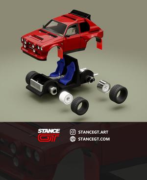 Delta S4 Rally car | Model Kit Car