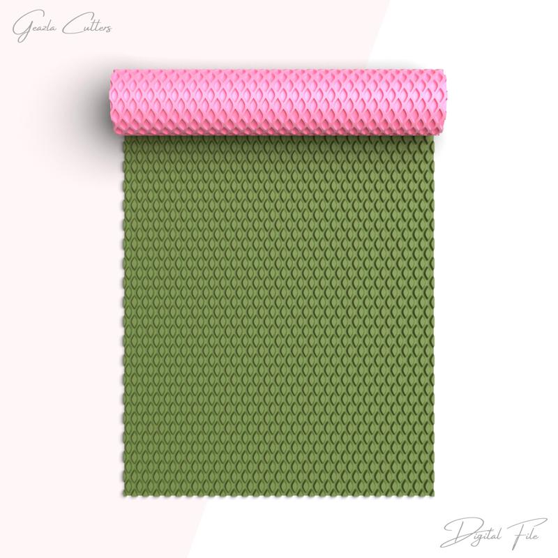 Leafs Texture Roller For Polymer Clay, Leaves Clay Texture Rolling Pin, Polymer Clay Tool, No: 1410