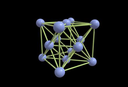 Face-centered cubic unit cell