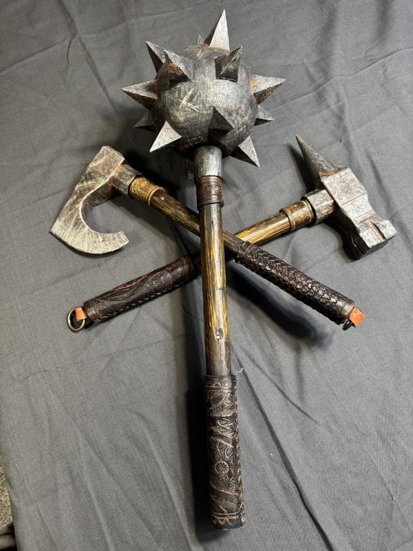 two part mace or morningstar