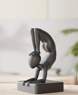 Yogi Guy – Abstract Minimalist Yoga Sculpture