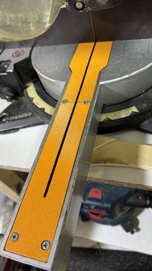 Metabo KGS216M Zero clearance insert