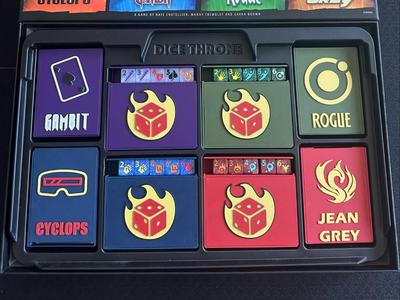 Dice throne X-Men characters insert with lids