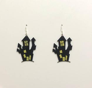 Earring Haunted house halloween