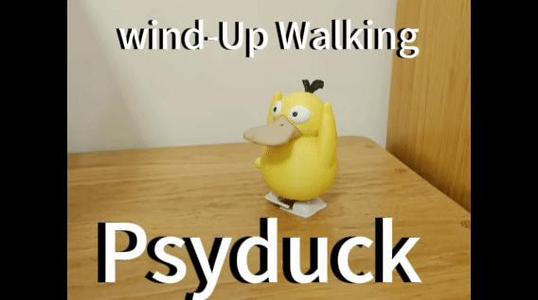 Wind-Up Walking Psyduck (Multi-color Assembly, No AMS)