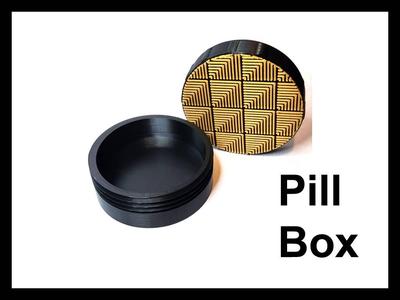 Pill Box With Japanese Pattern