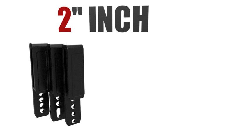 2" 'T-UNO' HOLSTER BELT CLIP v.1.1