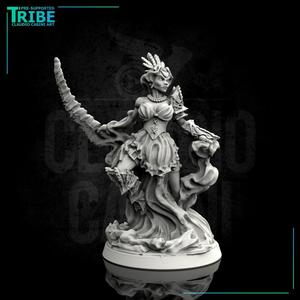 (0037) Female elf human tiefling elemental water sorceress