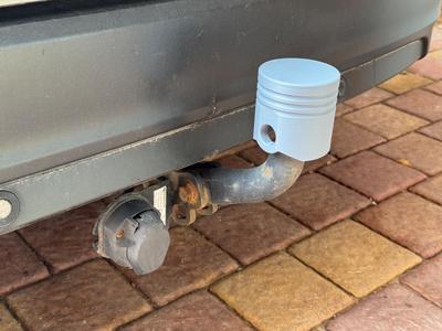 Piston Trailer Hitch Ball Cover
