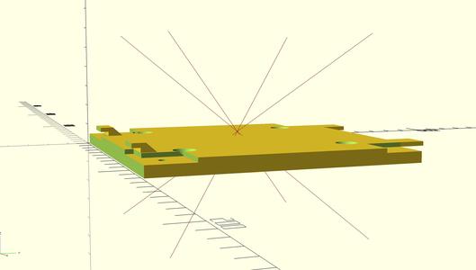 Monitor Mount Generator Parametric OpenScad