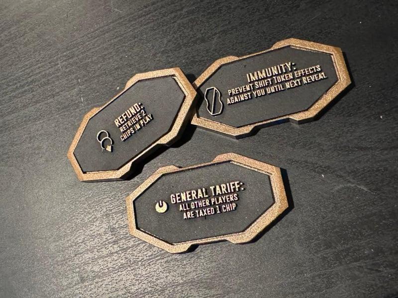 Kessel Sabacc Shift Tokens with Text