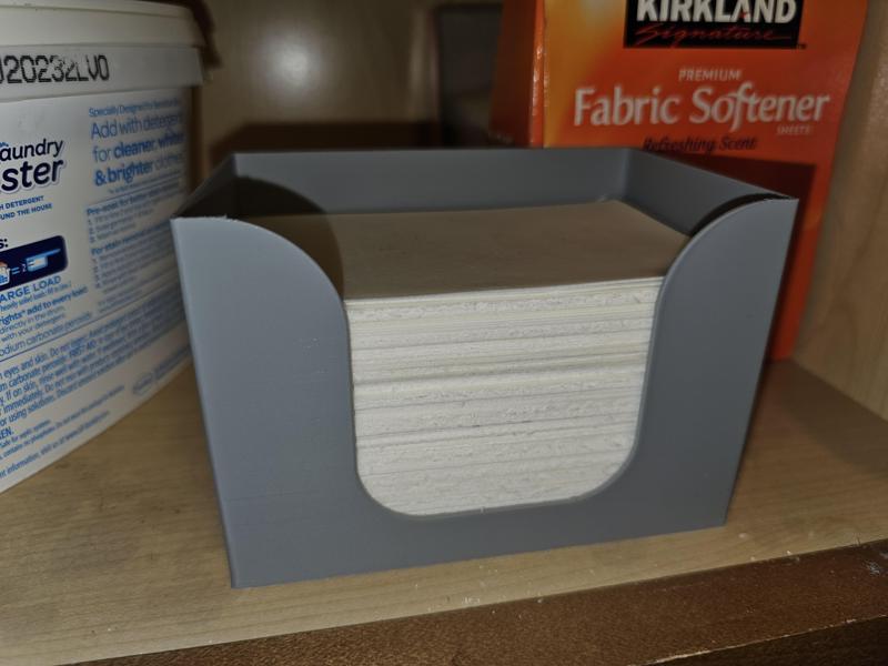 Laundry Detergent Sheet Holder