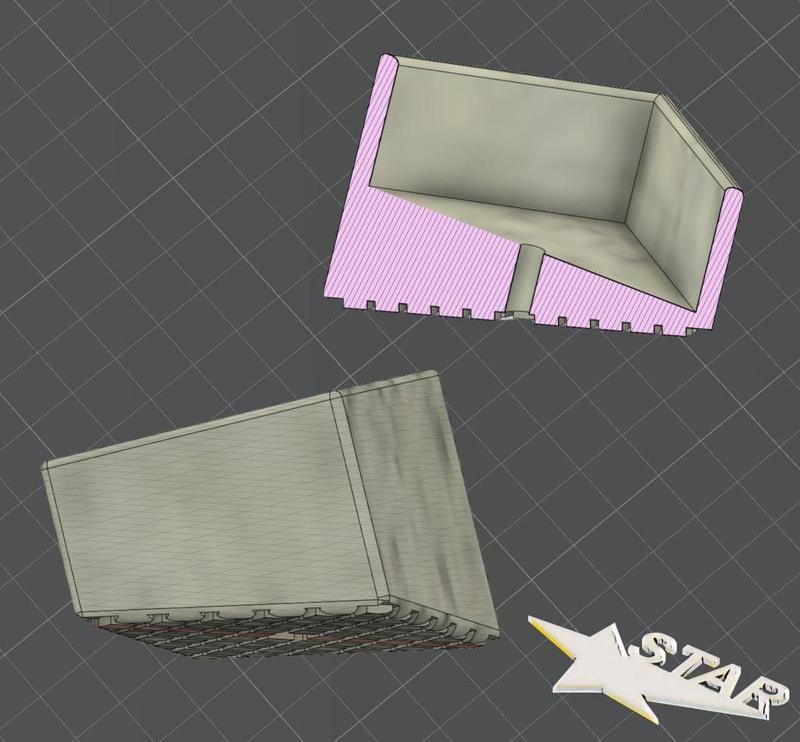 Kappe für Vierkantrohre / cap for square tubes 30 x 30 mm