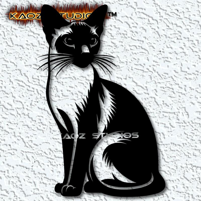siamese cat wall art kitty wall decor cat decoration