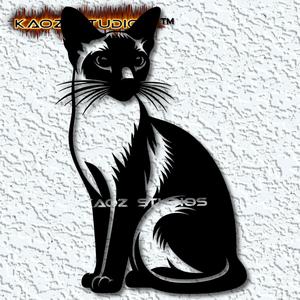 siamese cat wall art kitty wall decor cat decoration