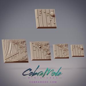 Coin Pile Square Base Pack (4pcs)