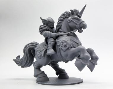 Knight on Rearing War Unicorn