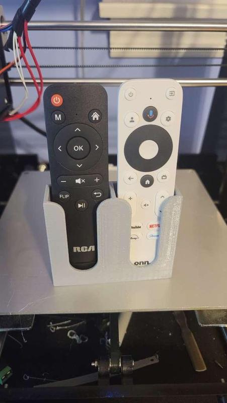 Dual TV/Streaming Remote Holder