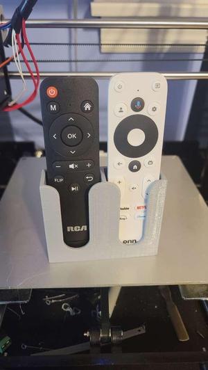 Dual TV/Streaming Remote Holder
