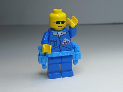 Simple Belt with holsters Minifigure Brick