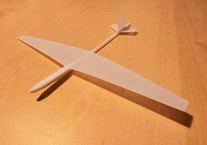 Slope Glider for Hand and Rubber Band Start