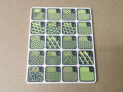 Bambu Lab Infill Swatch with 12x22r2 Label