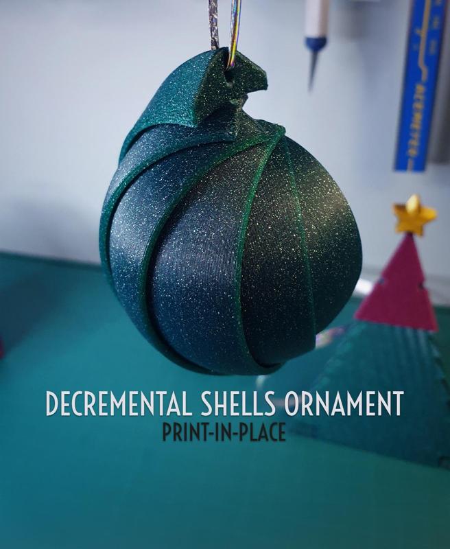 Decremental Shells Ornament || Christmas