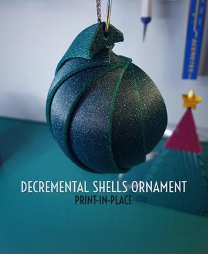 Decremental Shells Ornament || Christmas