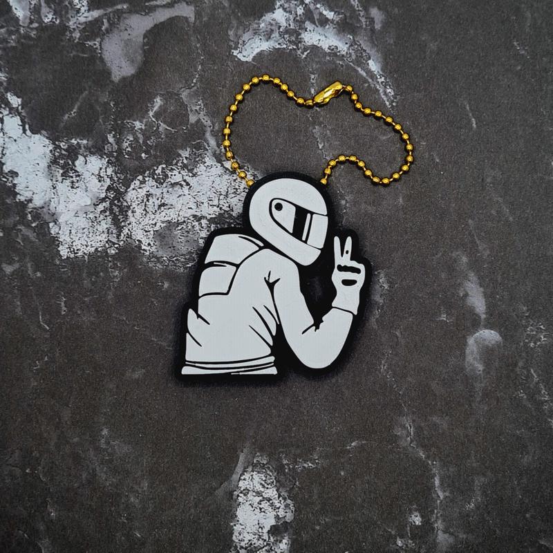Biker Keychain