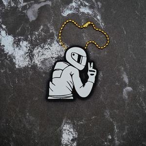 Biker Keychain
