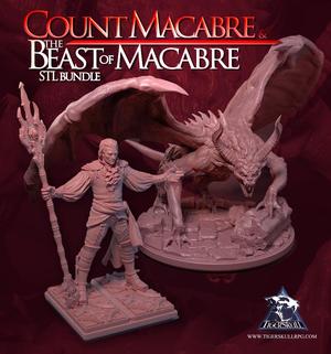 Count Macabre and Macabre's Beast Combo STL Bundle