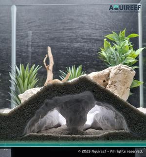 Aquarium & Terrarium Elephant Nose Tunnel Cave | Fish Tank and Terrarium Decoration