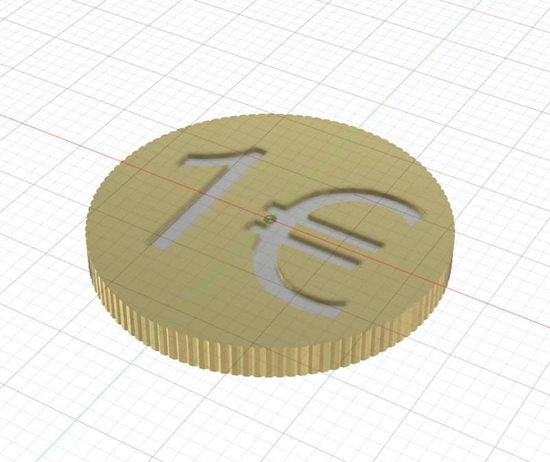 1 Euro coin (with my pfp on the other side)