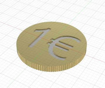 1 Euro coin (with my pfp on the other side)
