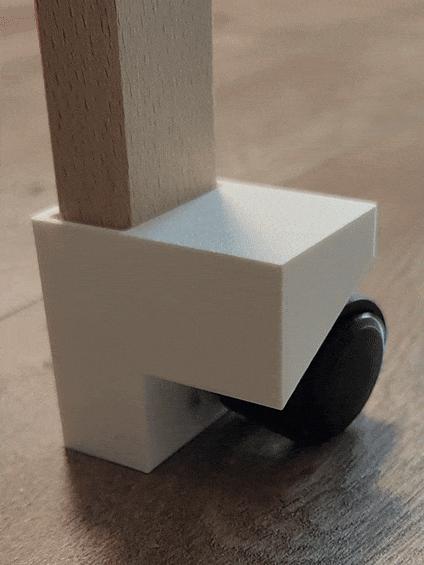 IKEA SNIGLAR roller feet
