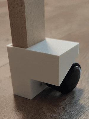 IKEA SNIGLAR roller feet
