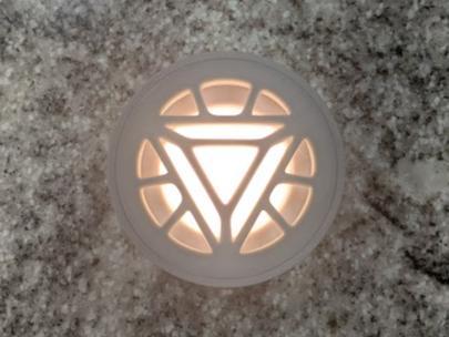 Iron Man Arc Reactor for LED Puck Light KC007