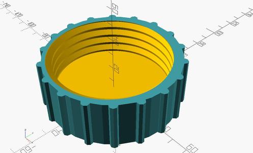 IBC tank S75x6 cap