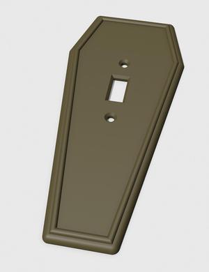 Coffin Light Switch Plate v2.0
