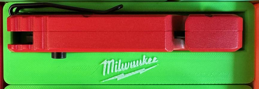 3x1 Gridfinity holder for Milwaukee Fastback Utility Knives