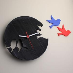 Silhouette Style Bird Clock