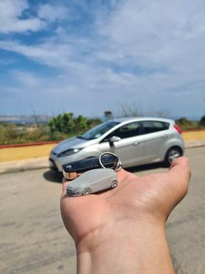3D Ford Fiesta 2012 Keychain